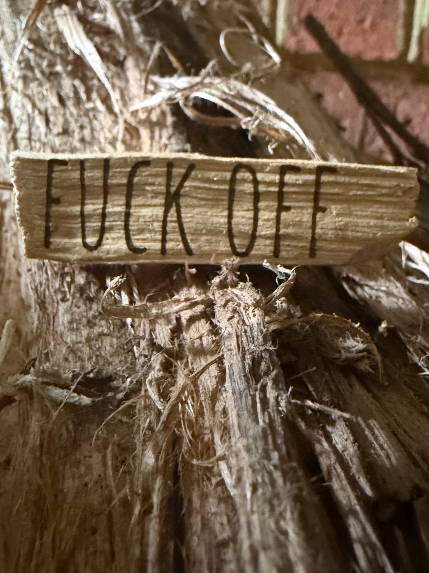 Engraved palo santo